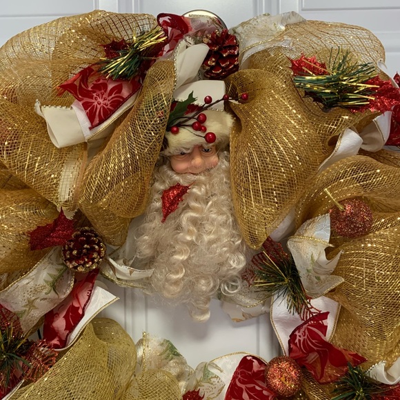 New handmade Christmas wreath - Picture 2 of 4